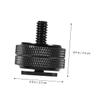 Housoutil 3PCS Hot Shoe Mount Adapter Dual Layer Camera Tripod Screw with Nuts for Flash Microphones Monitors Metal Conversion Bracket for Photography Enthusiasts view 2