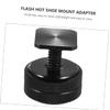 LIGIGWASH 3PCS Dual Layer Hot Shoe Mount Adapter Metal Camera Flash Holder Compatible with Tripod Light Stand Nuts for Stable Reliable Connection view 4