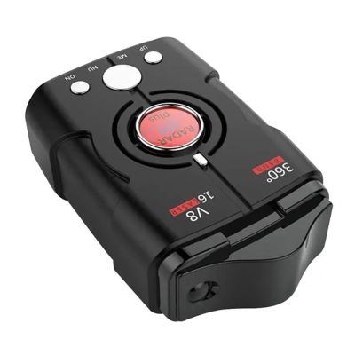 Car Radar Detector English Russian Auto 360 Degree Vehicle V8 Speed Voice Alert Alarm Warning 16 Band LED Display