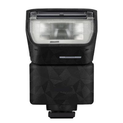HVL F28RM Anti-Scratch Camera Flash Vinyl Wrap Skins Protector Coat Decals for Sony HVL F28RM Wraps Cover Sticker(Triangle Black)