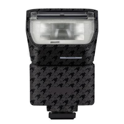 HVL F28RM Anti-Scratch Camera Flash Vinyl Wrap Skins Protector Coat Decals for Sony HVL F28RM Wraps Cover Sticker(Plover Black)