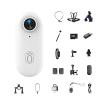 4k Action Camera,Thumb Body Camera with Waterproof Case,Wearable Video Recorder for Work,Cycling,Travel,Pet Walking (White) view 1