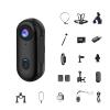 4k Action Camera,Thumb Body Camera with Waterproof Case,Wearable Video Recorder for Work,Cycling,Travel,Pet Walking (Black) view 1