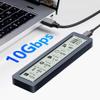 1. NVMe Enclosure w/ Health Display, USB C 10Gbps, Aluminum Cooling Real-Time view 2