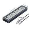 1. NVMe Enclosure w/ Health Display, USB C 10Gbps, Aluminum Cooling Real-Time view 4