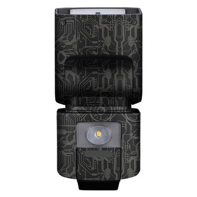 HVL-F45RM Anti-Scratch Skin Camera Flash Vinyl Wrap Protective Sticker for Sony HVL-F45RM Photography Accessories(Circuit Titanium)