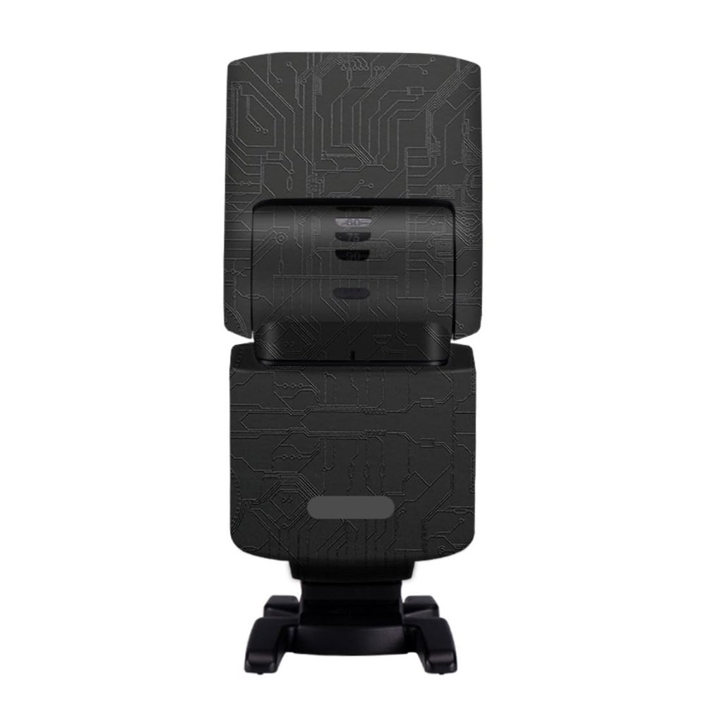for Sony HVL-F46RM Camera Flash Strobe Skin Vinyl Wrap Film Protective Sticker Protector Coat Photography Accessories HVL-F46RM(Circuit Black)