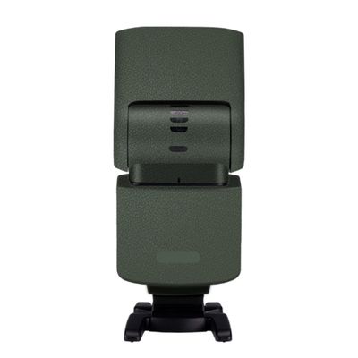 for Sony HVL-F46RM Camera Flash Strobe Skin Vinyl Wrap Film Protective Sticker Protector Coat Photography Accessories HVL-F46RM(Leather Green)