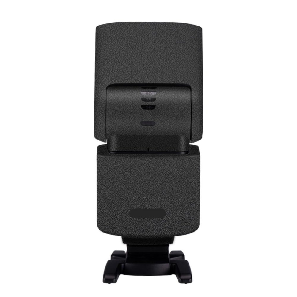 for Sony HVL-F46RM Camera Flash Strobe Skin Vinyl Wrap Film Protective Sticker Protector Coat Photography Accessories HVL-F46RM(Leather Black)