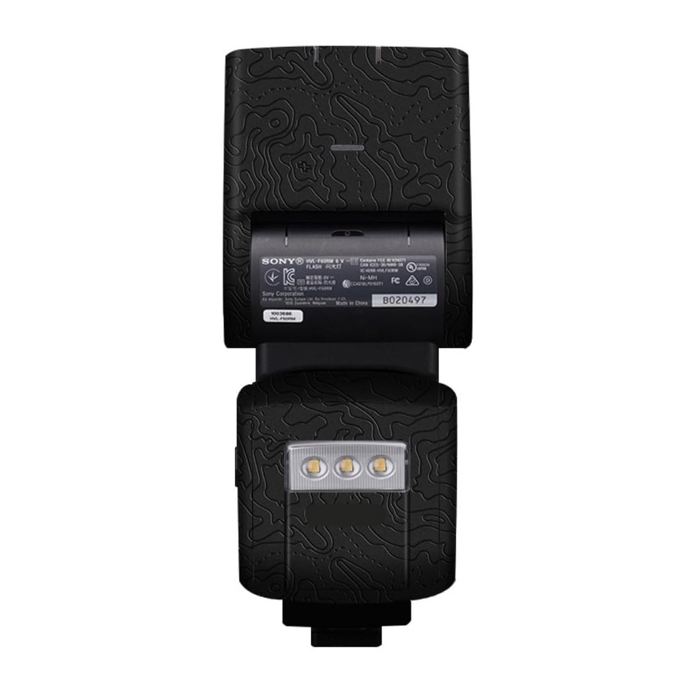 HVL-F60RM Anti-Scratch Vinyl Film Protective Coat Camera Flash Sticker Wrap Film Body Protector Decal Skin for Sony HVL-F60RM(Contour Black Glossy)