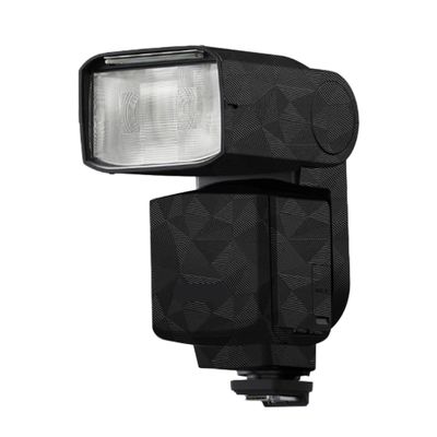 HVL-F60RM2 Anti-Scratch Camera Flash Sticker Coat Wraps Vinyl Film for Sony HVL F60RM II Protective Coat Decal Skin HVL-F60RMII(Triangle Black)