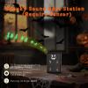 eMACROS 1/2 Mile Range Solar Driveway Alarm (Halloween Limited Edition), Halloween Decorations Motion Detector Rechargeable Base Station with Spooky Halloween Music, Idea Gifts for Homeowners view 2