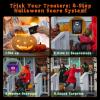 eMACROS 1/2 Mile Range Solar Driveway Alarm (Halloween Limited Edition), Halloween Decorations Motion Detector Rechargeable Base Station with Spooky Halloween Music, Idea Gifts for Homeowners view 3