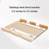 2.5" to 3.5" Hard Drive Adapters Bracket Aluminum Alloys Construction for Desktop PC Internal Storage view 4
