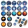 1000 Pcs Outer Space Stickers Bulk 2 Roll 1 Inch Galaxy Astronaut Stickers for Boys Girls .Space Theme Decor Sticker Book Water Bottles Laptop view 1