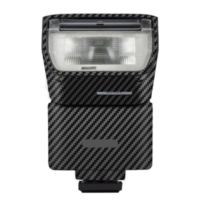 HVL F28RM Anti-Scratch Camera Flash Vinyl Wrap Skins Protector Coat Decals for Sony HVL F28RM Wraps Cover Sticker(Carbon Fiber Black)