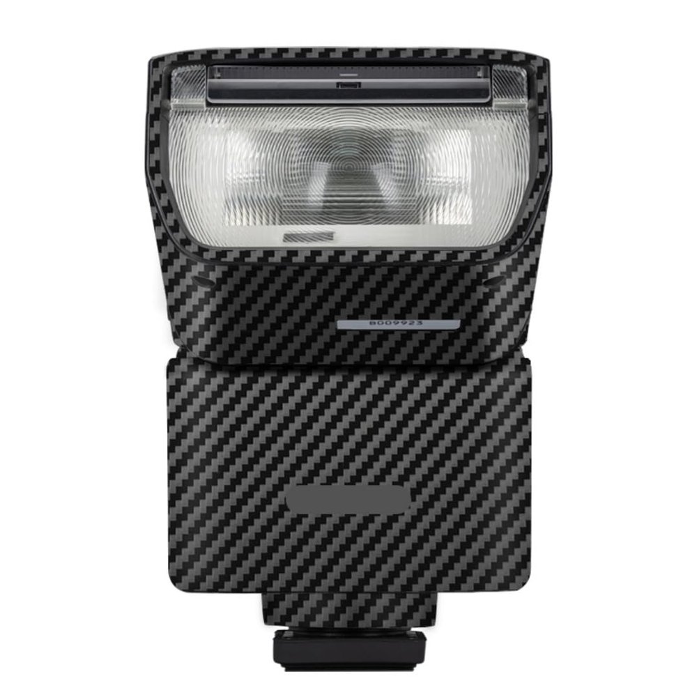 HVL F28RM Anti-Scratch Camera Flash Vinyl Wrap Skins Protector Coat Decals for Sony HVL F28RM Wraps Cover Sticker(Carbon Fiber Black)