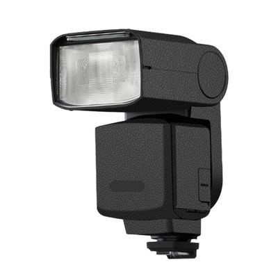 HVL-F60RM2 Anti-Scratch Camera Flash Sticker Coat Wraps Vinyl Film for Sony HVL F60RM II Protective Coat Decal Skin HVL-F60RMII(Leather Black)