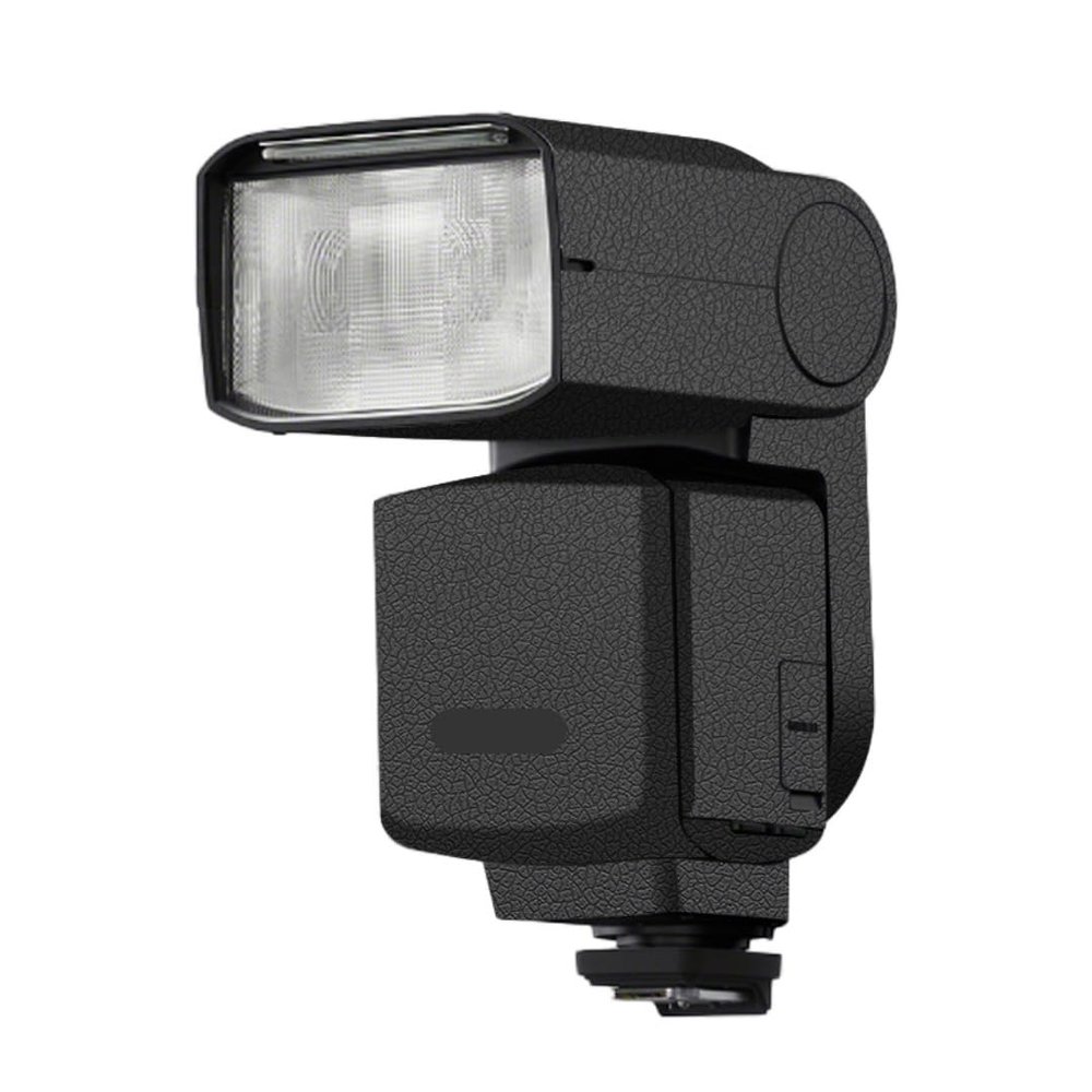 HVL-F60RM2 Anti-Scratch Camera Flash Sticker Coat Wraps Vinyl Film for Sony HVL F60RM II Protective Coat Decal Skin HVL-F60RMII(Leather Black)