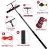 3.6-11M Window Cleaning Pole with Extension Pole, Telescopic Window Washing Equipment for Conservatory Roofs Solar Panels and Glass, Convenient Kit for Home and Commercial(55cm Bruch,6M) view 4