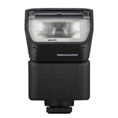HVL F28RM Anti-Scratch Camera Flash Vinyl Wrap Skins Protector Coat Decals for Sony HVL F28RM Wraps Cover Sticker(Circuit Black)