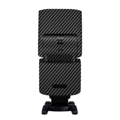 for Sony HVL-F46RM Camera Flash Strobe Skin Vinyl Wrap Film Protective Sticker Protector Coat Photography Accessories HVL-F46RM(Carbon Fiber Black)