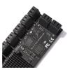 bodateng 20 Port PCI-E SATA3.0 PCI-E 1X PCI 3.0 GEN3 Expansion Card 6Gbps Converter Adapter for ASM1166 Adapter Accessories(X1 to 16 Port SATA) view 4