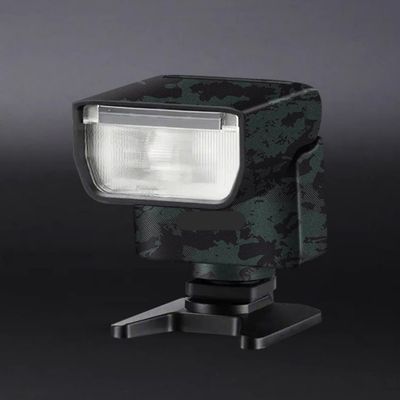 HVL F28RM Anti-Scratch Camera Flash Vinyl Wrap Skins Protector Coat Decals for Sony HVL F28RM Wraps Cover Sticker(Knight Green)