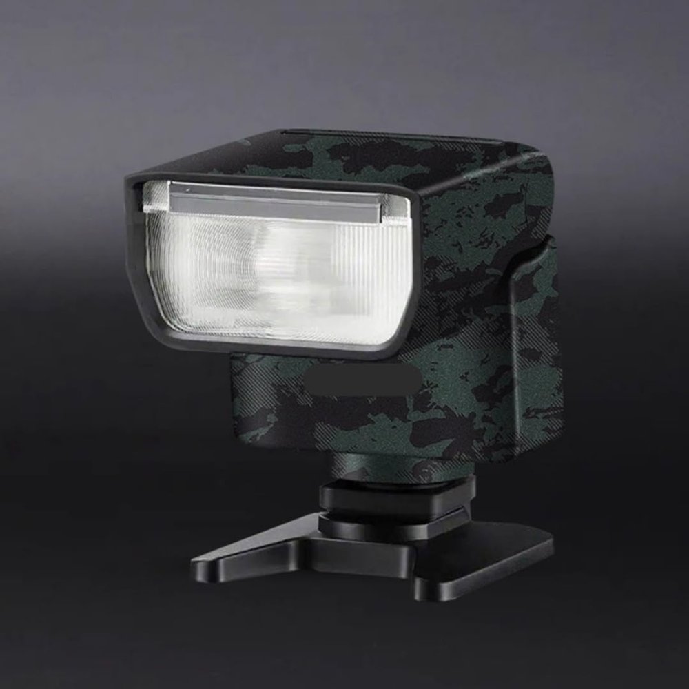 HVL F28RM Anti-Scratch Camera Flash Vinyl Wrap Skins Protector Coat Decals for Sony HVL F28RM Wraps Cover Sticker(Knight Green)