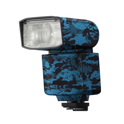 for Sony HVL-F46RM Camera Flash Strobe Skin Vinyl Wrap Film Protective Sticker Protector Coat Photography Accessories HVL-F46RM(Knight Blue)