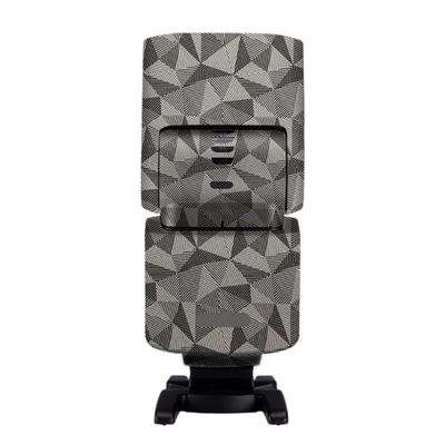 for Sony HVL-F46RM Camera Flash Strobe Skin Vinyl Wrap Film Protective Sticker Protector Coat Photography Accessories HVL-F46RM(Triangle Titanium)