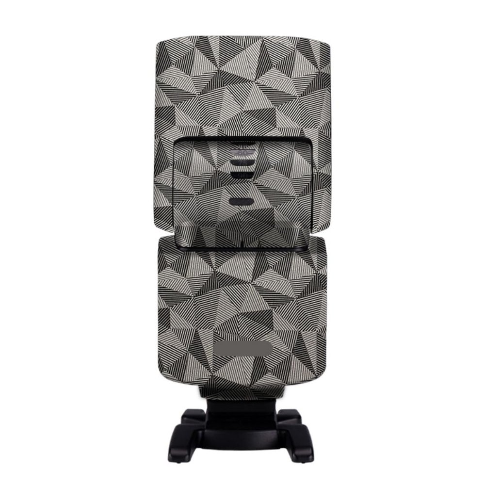 for Sony HVL-F46RM Camera Flash Strobe Skin Vinyl Wrap Film Protective Sticker Protector Coat Photography Accessories HVL-F46RM(Triangle Titanium)