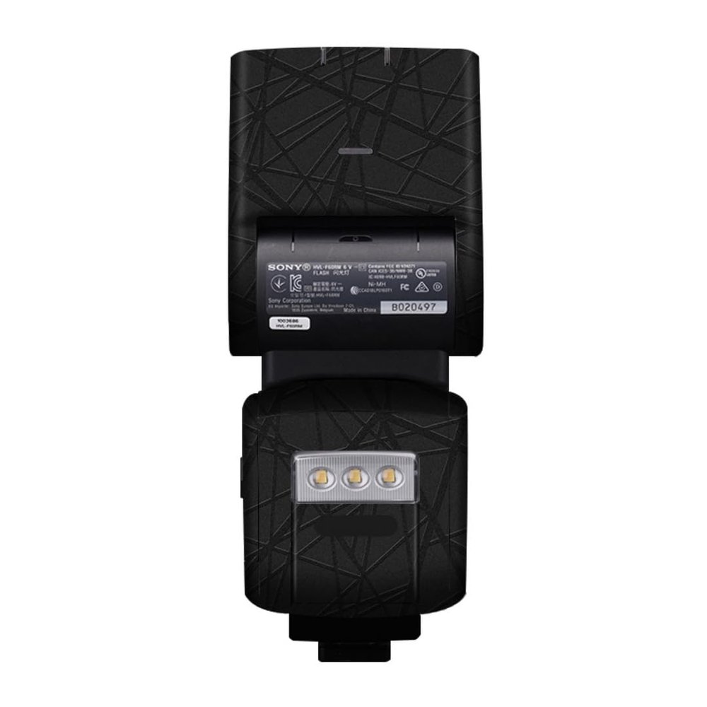 HVL-F60RM Anti-Scratch Vinyl Film Protective Coat Camera Flash Sticker Wrap Film Body Protector Decal Skin for Sony HVL-F60RM(Cross Ultra Black)