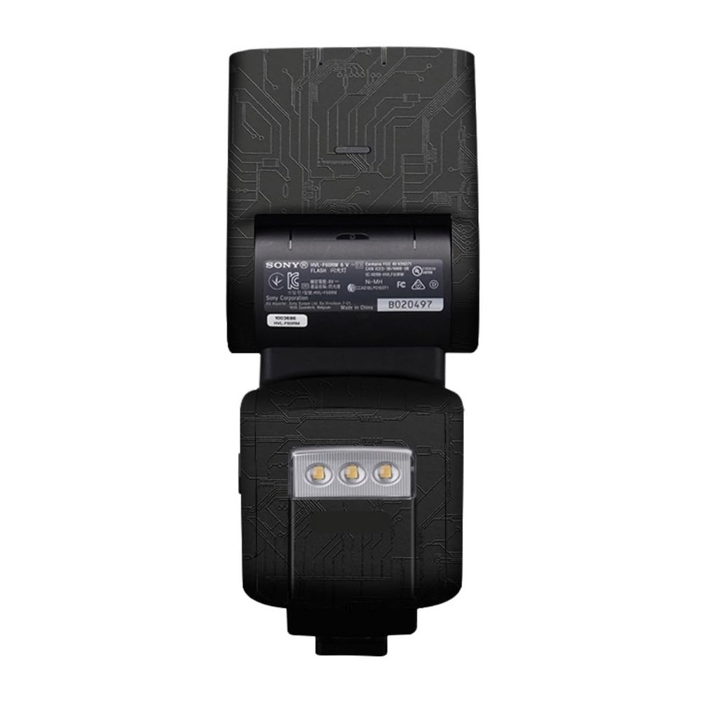 HVL-F60RM Anti-Scratch Vinyl Film Protective Coat Camera Flash Sticker Wrap Film Body Protector Decal Skin for Sony HVL-F60RM(Circuit Black)
