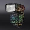 HVL-F60RM2 Anti-Scratch Camera Flash Sticker Coat Wraps Vinyl Film for Sony HVL F60RM II Protective Coat Decal Skin HVL-F60RMII(Splash Rainbow Black) view 1