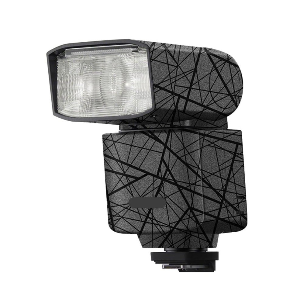 for Sony HVL-F46RM Camera Flash Strobe Skin Vinyl Wrap Film Protective Sticker Protector Coat Photography Accessories HVL-F46RM(Cross Gray)