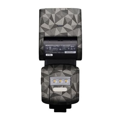 HVL-F60RM Anti-Scratch Vinyl Film Protective Coat Camera Flash Sticker Wrap Film Body Protector Decal Skin for Sony HVL-F60RM(Triangle Titanium)