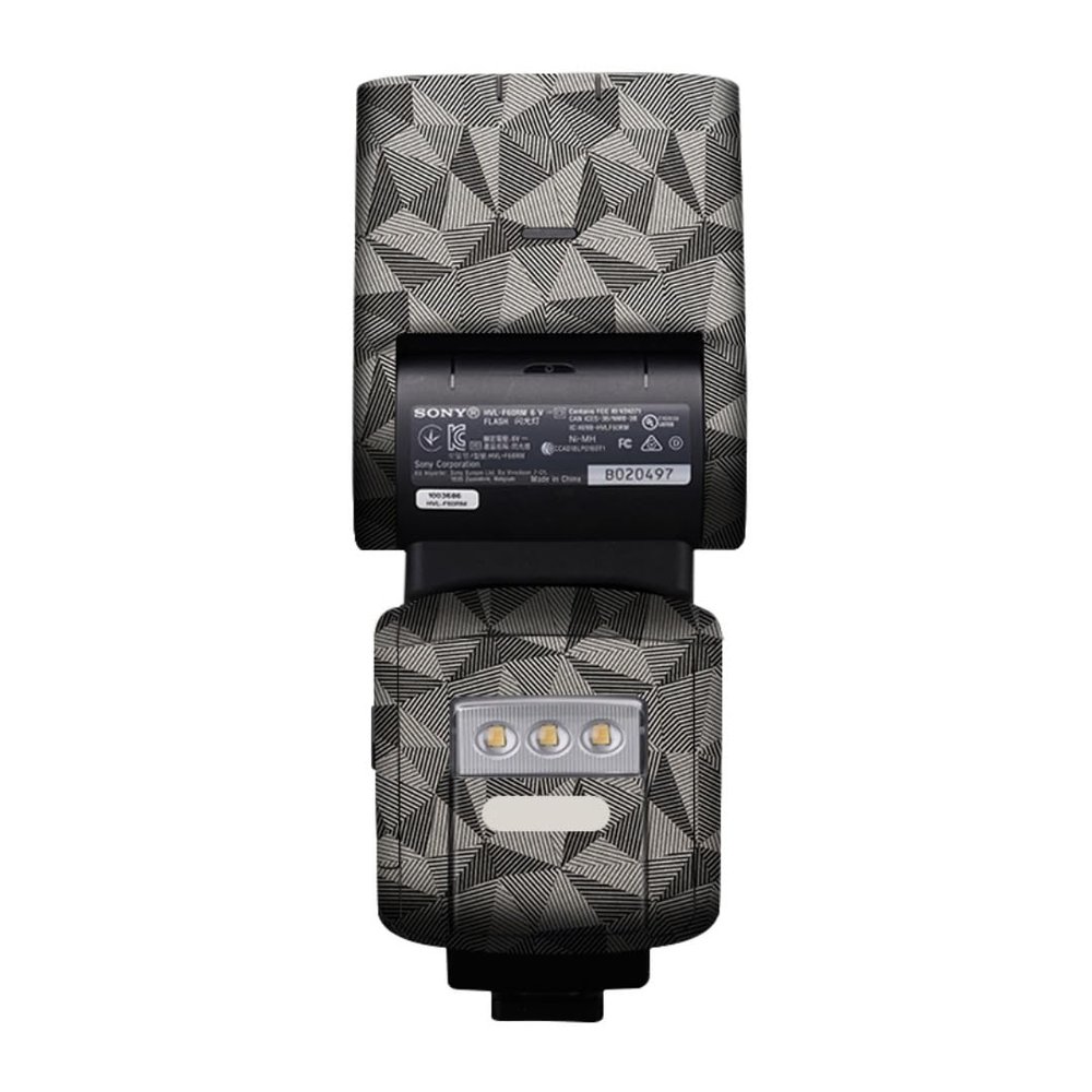 HVL-F60RM Anti-Scratch Vinyl Film Protective Coat Camera Flash Sticker Wrap Film Body Protector Decal Skin for Sony HVL-F60RM(Triangle Titanium)