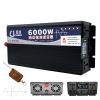 Pure Sine Wave Inverter 3500W/5000W/6000W/8000W/10000W/12000W/16000W Solar Power Inverter 12V 24V 48V 60V 72V DC to 110V 230V 240V AC Car Voltage Converter Transformer for RV Camping(6000W,48Vto220V) view 1