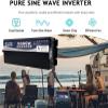 Pure Sine Wave Inverter 3500W/5000W/6000W/8000W/10000W/12000W/16000W Solar Power Inverter 12V 24V 48V 60V 72V DC to 110V 230V 240V AC Car Voltage Converter Transformer for RV Camping(6000W,48Vto220V) view 2
