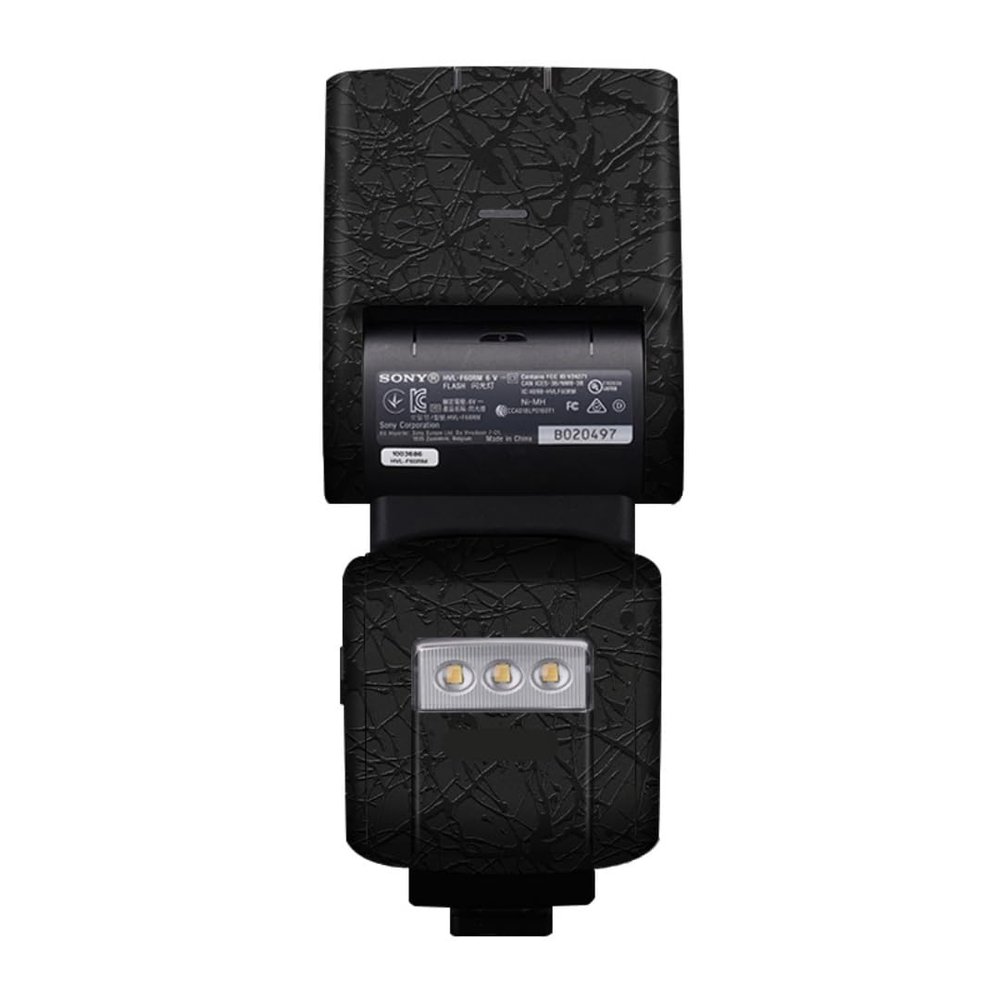 HVL-F60RM Anti-Scratch Vinyl Film Protective Coat Camera Flash Sticker Wrap Film Body Protector Decal Skin for Sony HVL-F60RM(Splash Ultra Black)