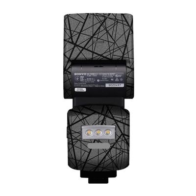 HVL-F60RM Anti-Scratch Vinyl Film Protective Coat Camera Flash Sticker Wrap Film Body Protector Decal Skin for Sony HVL-F60RM(Cross Gray)