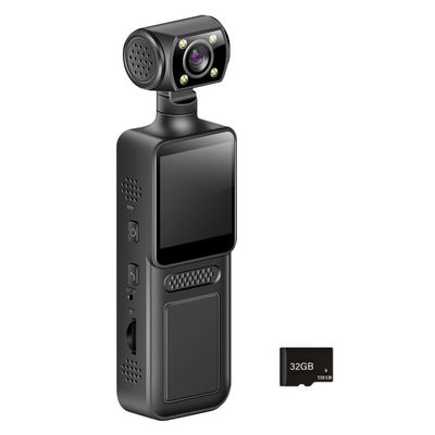 RWAJZAX Handheld 4K Sports Camera 180 Degree Small Sport Camera LCD Screen Pocket Action Camcorder Travel Bike Recorder Sports