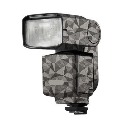 HVL-F60RM2 Anti-Scratch Camera Flash Sticker Coat Wraps Vinyl Film for Sony HVL F60RM II Protective Coat Decal Skin HVL-F60RMII(Triangle Titanium)