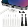 Portable Charging Port Cleaning Set for Smartphones Headphone Microphone Cleaner Brush for Home Office and Travel Use Device Cleaning Accessories view 2