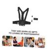 POPETPOP Adjustable Sports Camera Chest Strap Belt with Quick Slot Polyester Abs Material Stable Shake Fixing Harness for Outdoor Photography Use view 2
