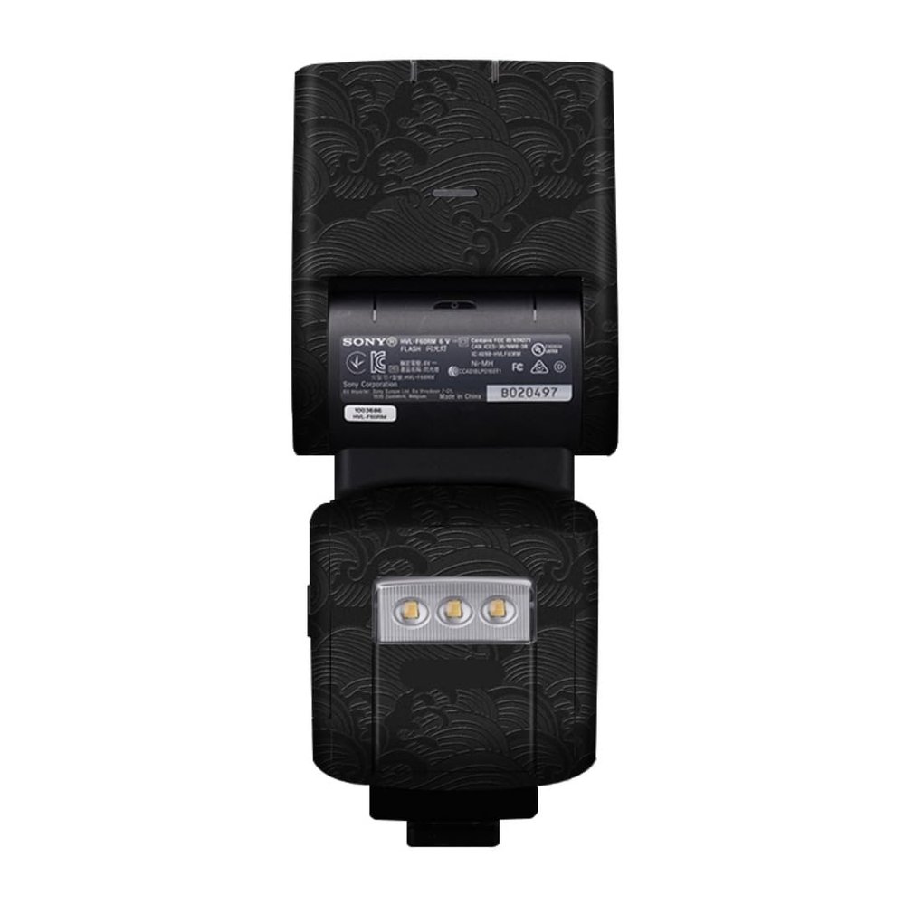 HVL-F60RM Anti-Scratch Vinyl Film Protective Coat Camera Flash Sticker Wrap Film Body Protector Decal Skin for Sony HVL-F60RM(Wave Black)