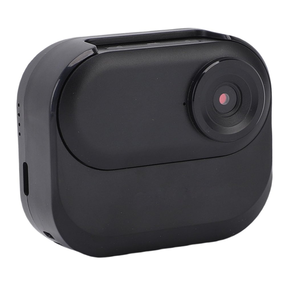 Bewinner 4K Mini Action Camera, 64GB Thumb Portable Body Cam, Magnetic Wearable Video Recorder with 0.96 Inch Screen, Wearable Sport Cam for Cycling, Motorcycle (Black)