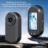 Bewinner 4K Mini Action Camera, 64GB Thumb Portable Body Cam, Magnetic Wearable Video Recorder with 0.96 Inch Screen, Wearable Sport Cam for Cycling, Motorcycle (Black) view 4