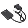 RYEAZIQI BGGQGG 1080P HD Vga to Hdmi with 3.5mm Audio Cable Vga to Hdmi Adapter for PCProjector Ps4 Laptop to HDTV Video Audio Converter view 4